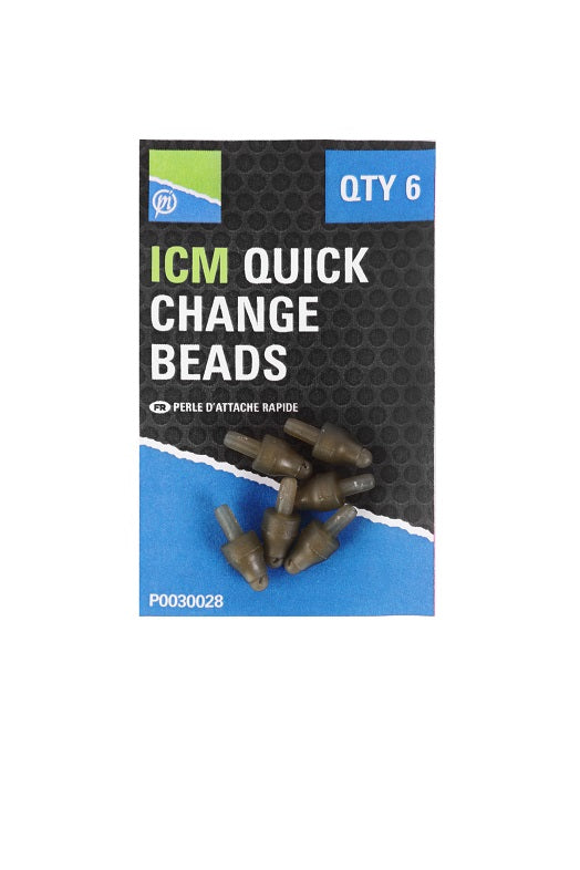 ICM IN-LINE QUICK CHANGE BEADS (Pack of 6)